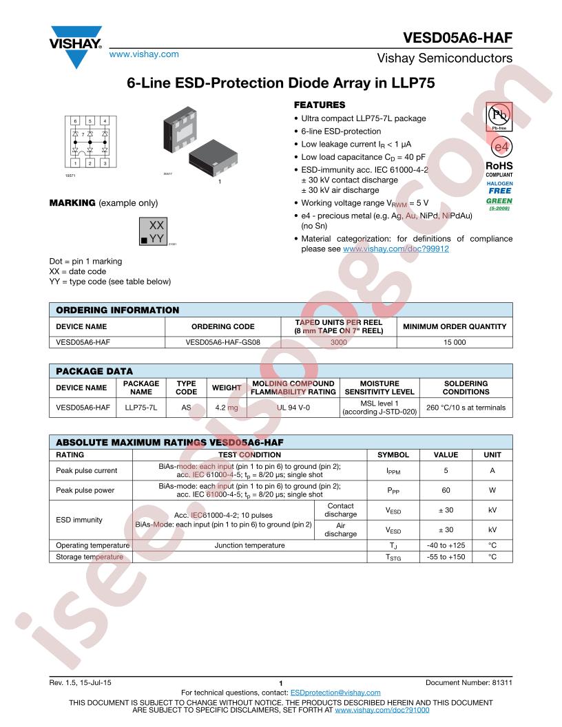 VESD05A6-HAF