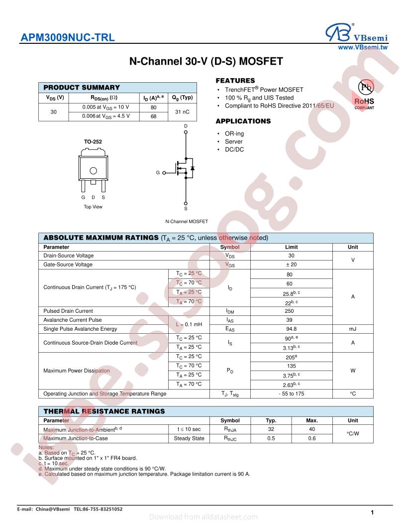 APM3009NUC-TRL