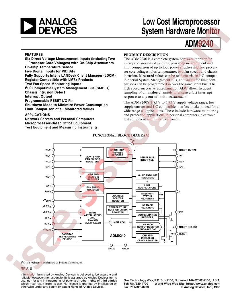 ADM9240ARU