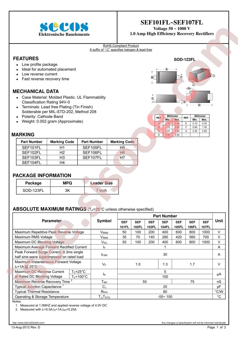 SEF101FL