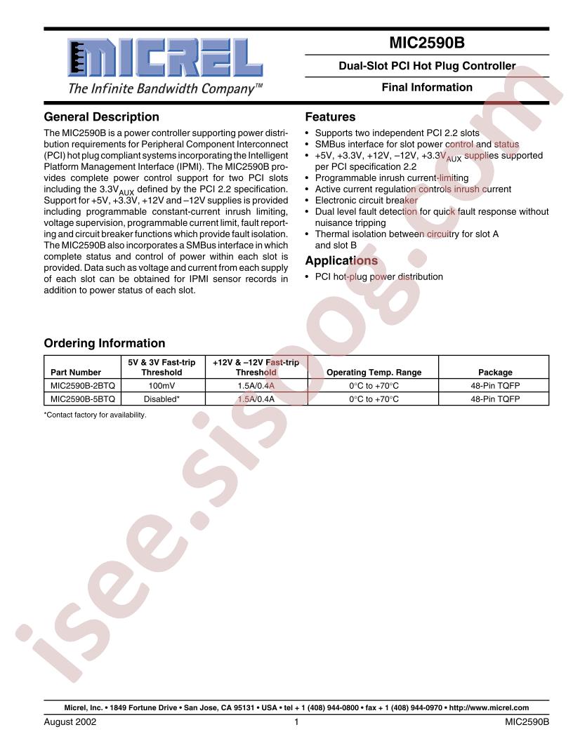 MIC2590B-5BTQ