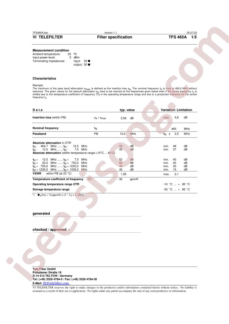 TFS465A