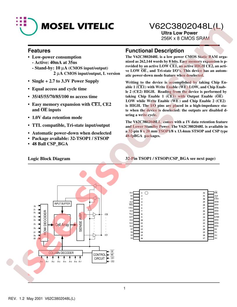 V62C3802048LL-55V