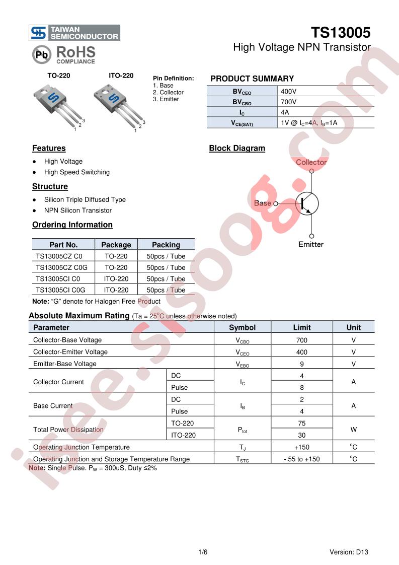 TS13005CIC0