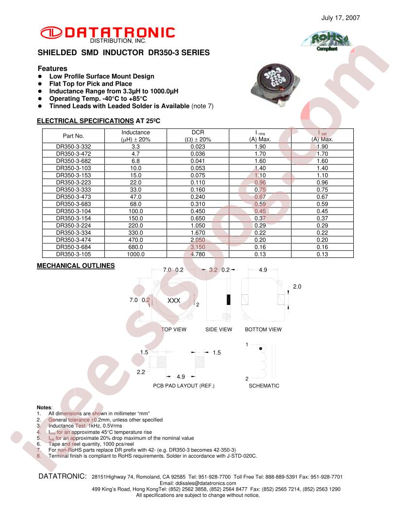 DR350-3-105