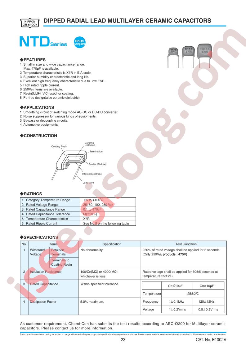 KTD501B105M76