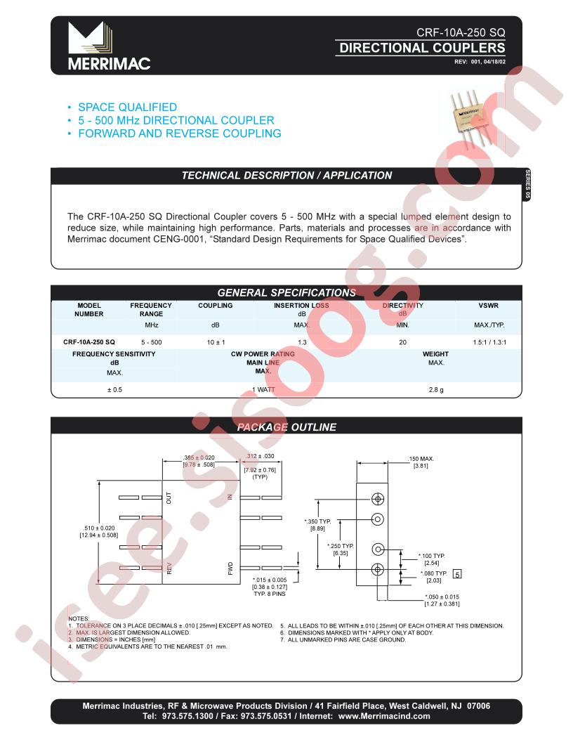 CRF-10A-250SQ