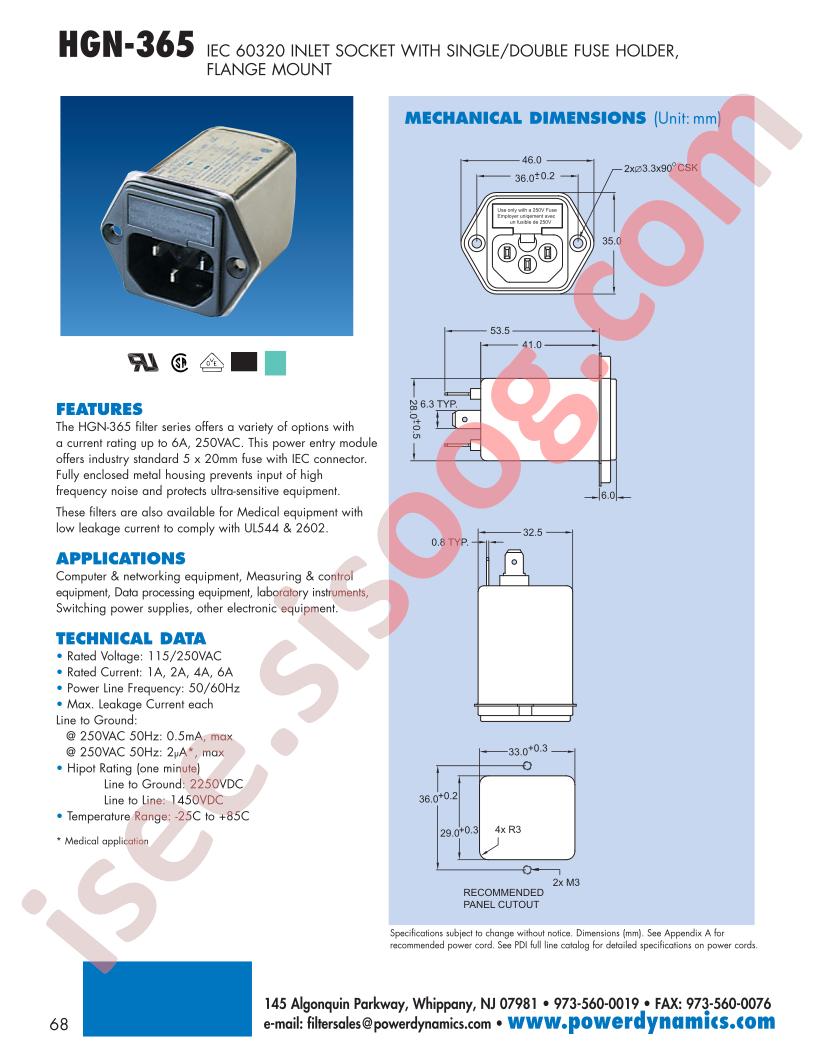 HGN-365-1M-F2