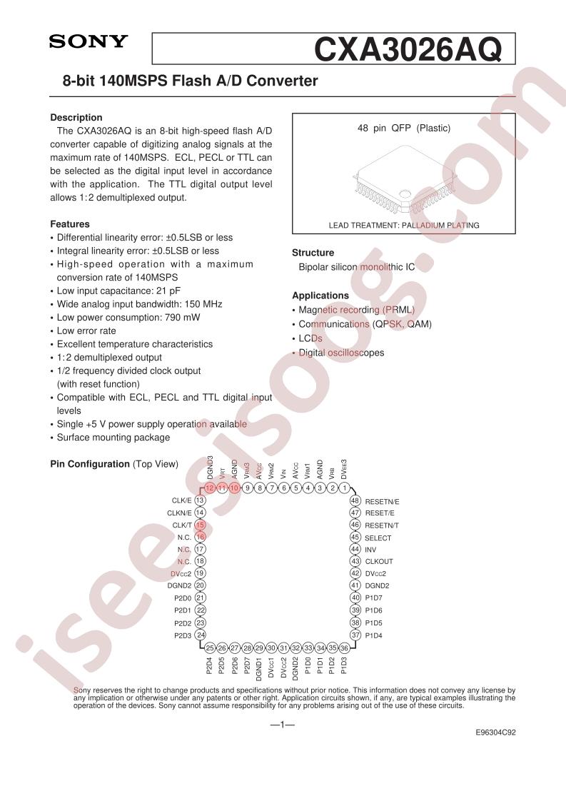 CXA3026AQ