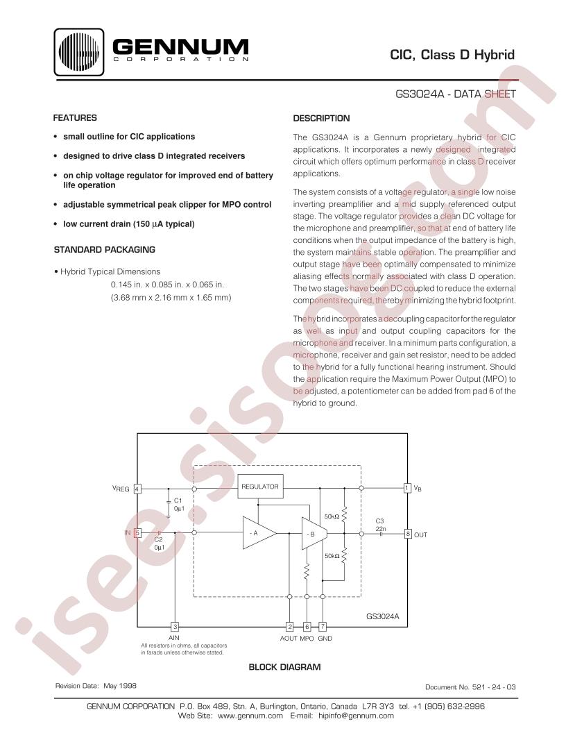 GS3024A