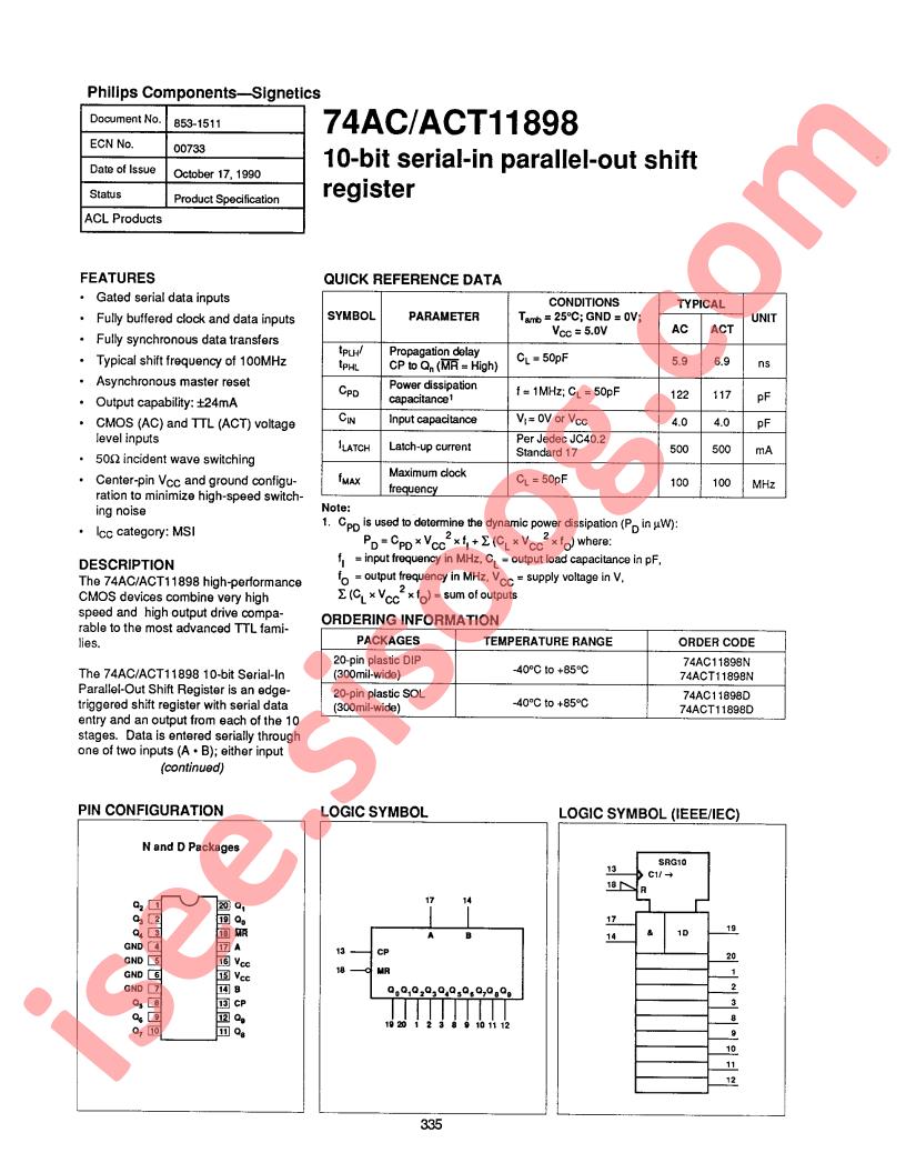 74ACT11898D