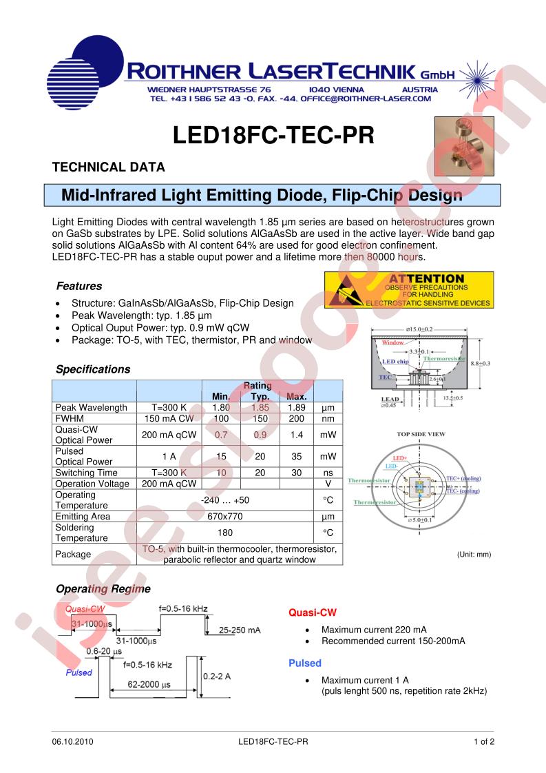 LED18FC-TEC-PR