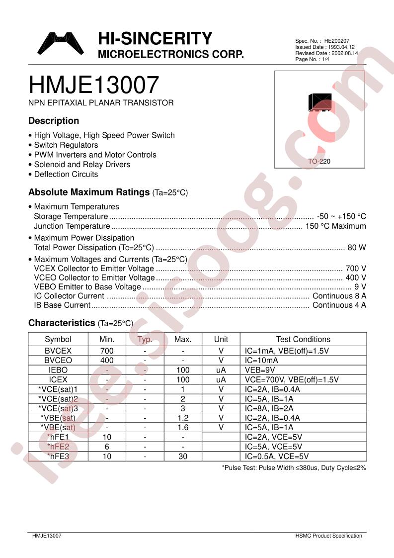 HMJE13007