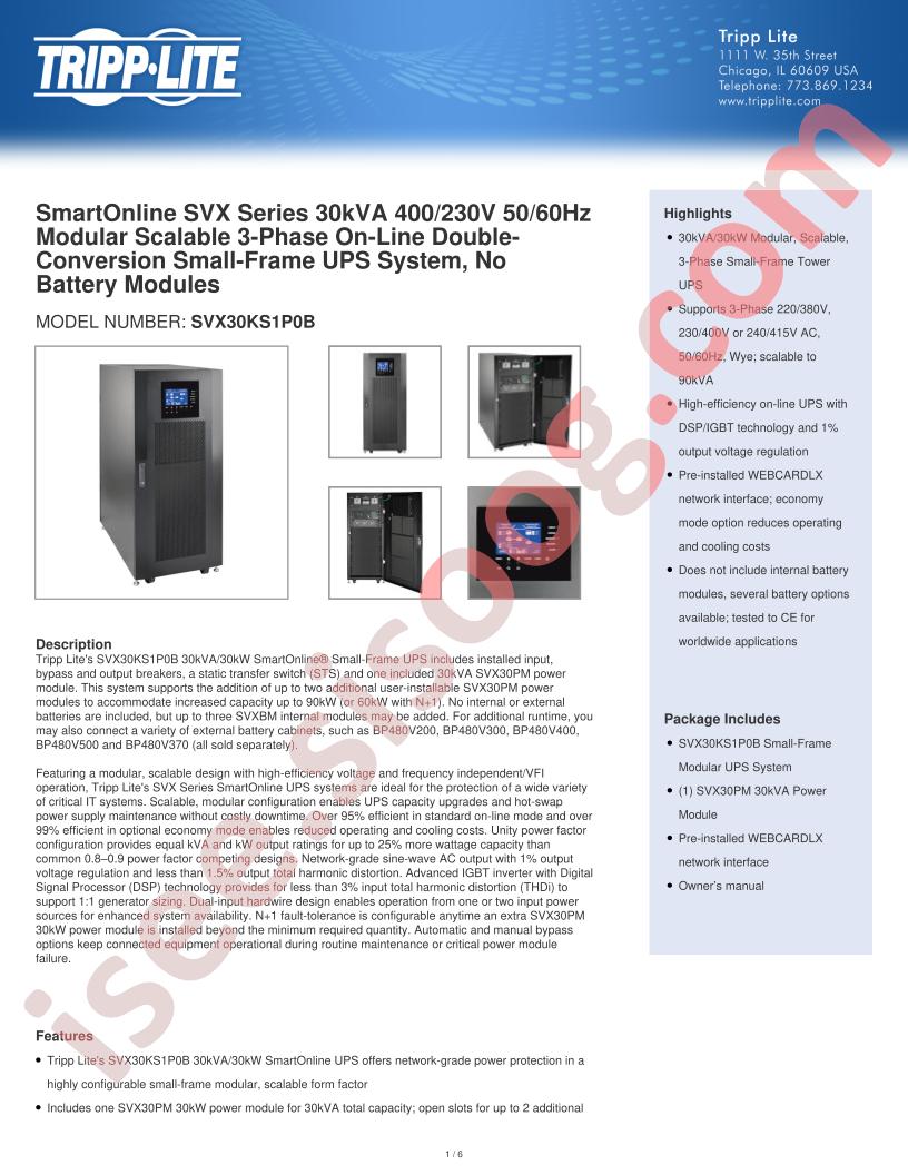 SVX30KS1P0B