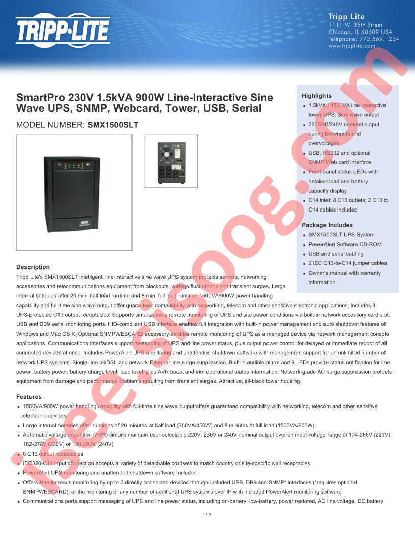 SMX1500SLT
