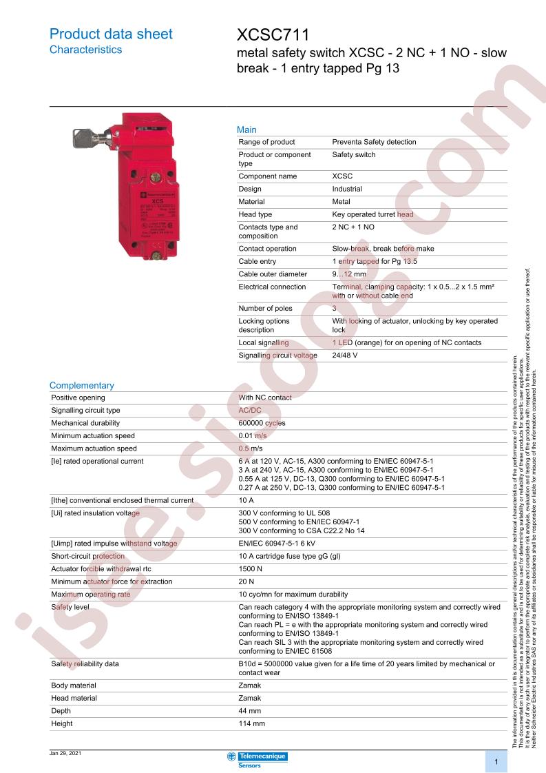 XCSC711