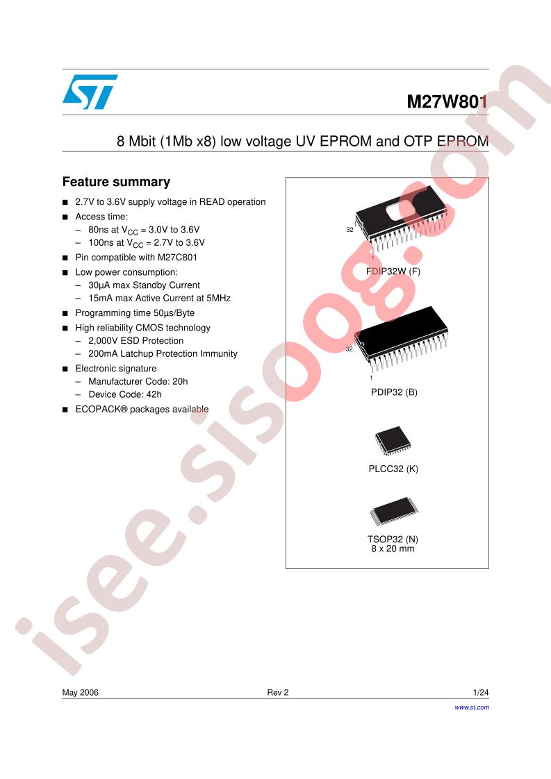 M27W801-100C6TR