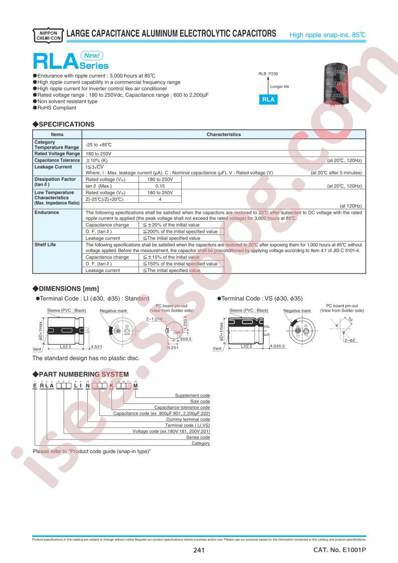 ERLA181LIN172KR55M