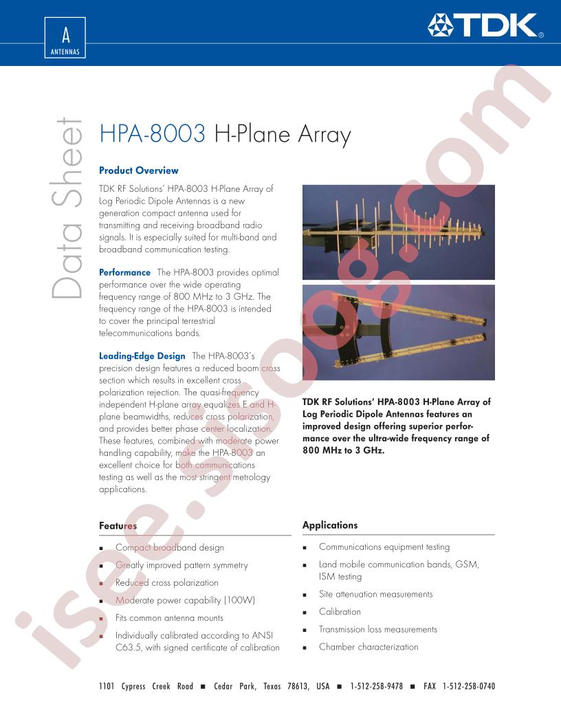 HPA-8003