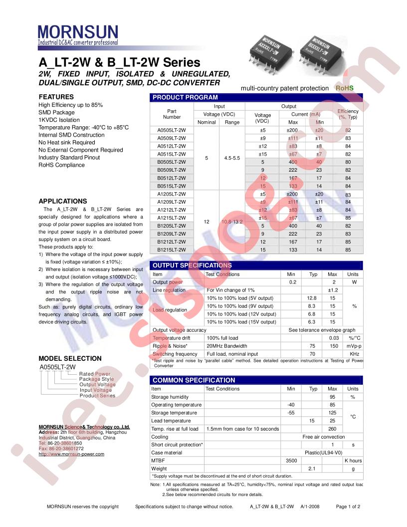 A1209LT-2W