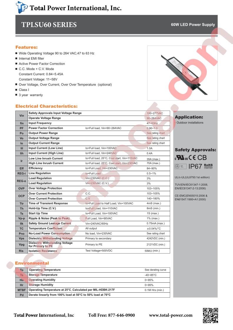 TPLSU60-105-11V