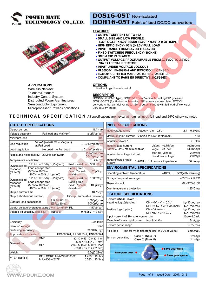 DOS16-05T