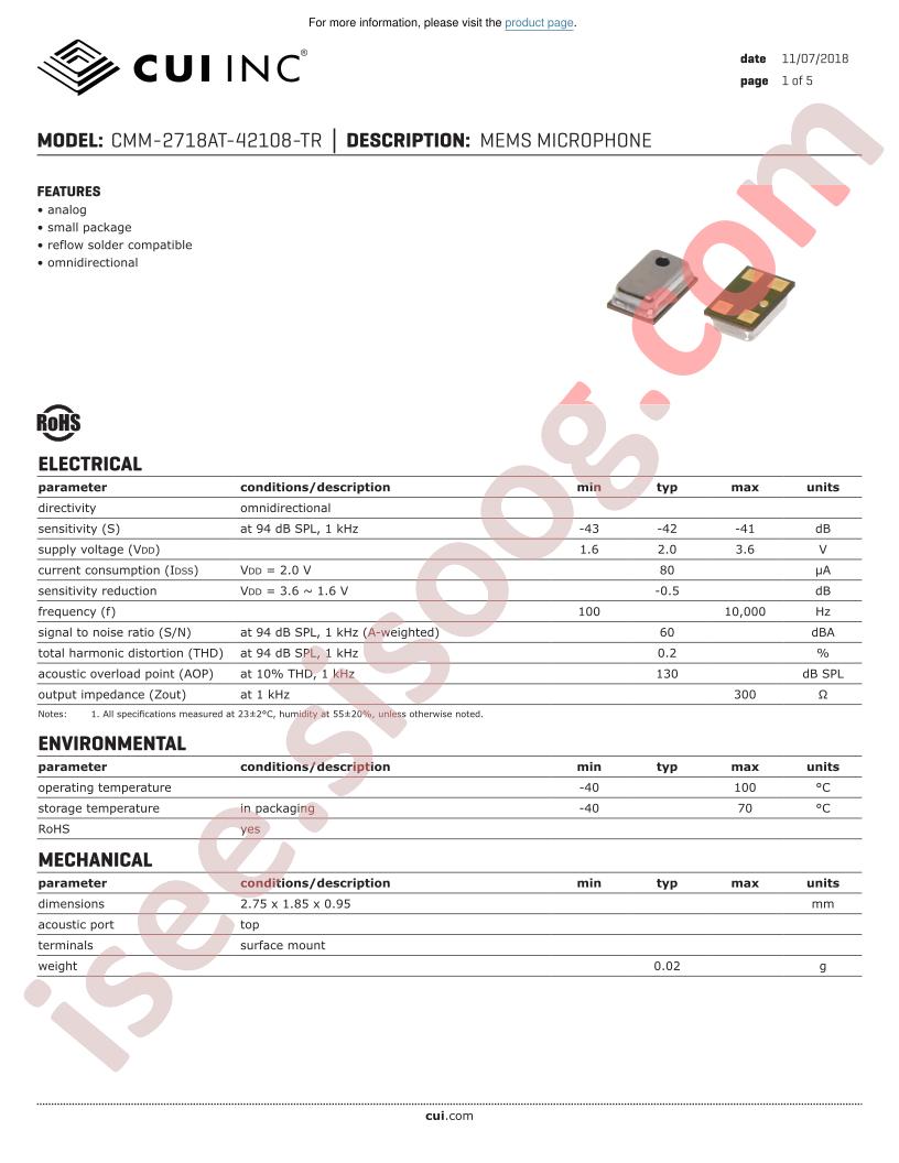 CMM-2718AT-42108-TR