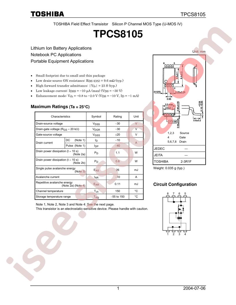 TPCS8105