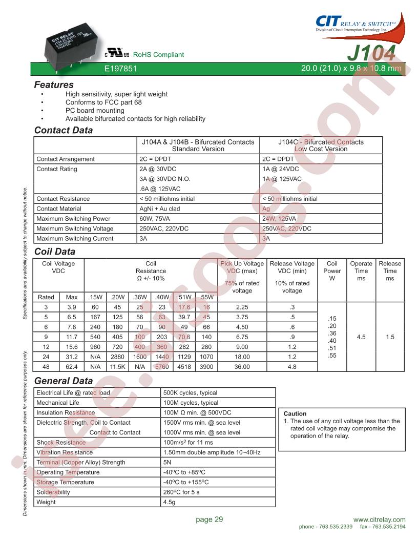 J104A2C5VDC