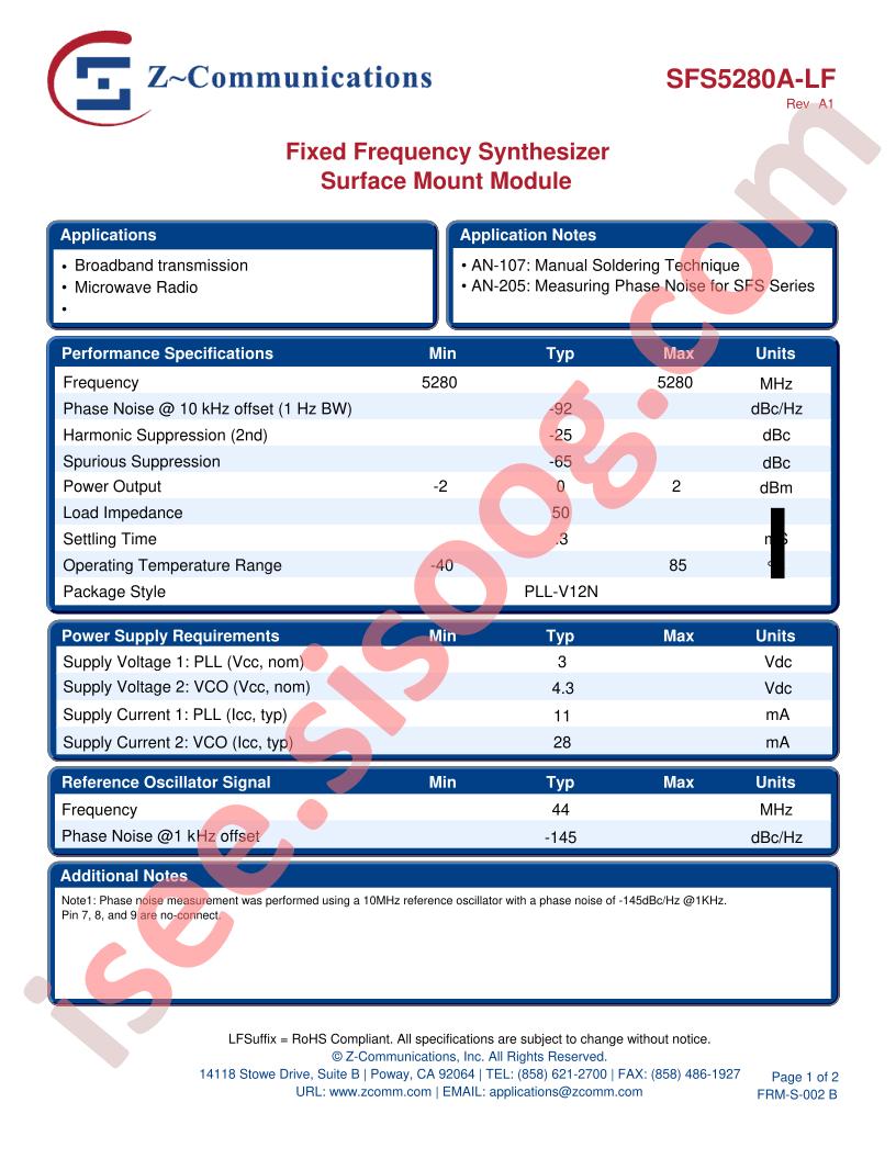 SFS5280A-LF