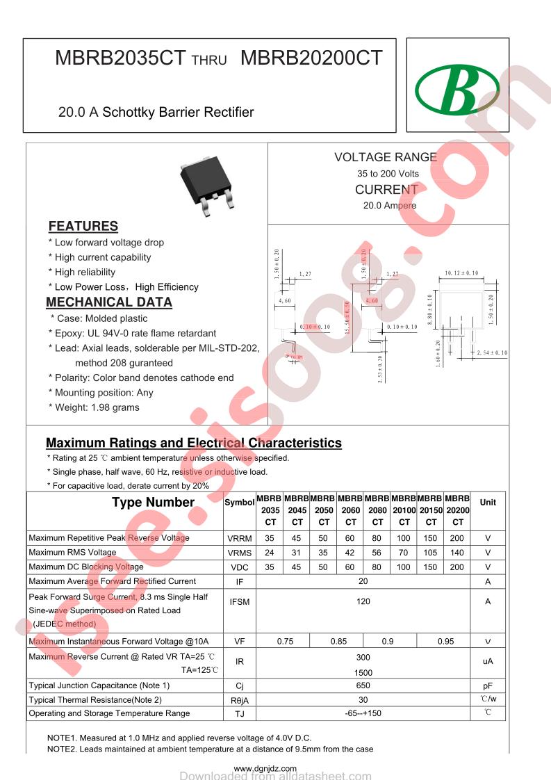 MBRB20100CT-20A