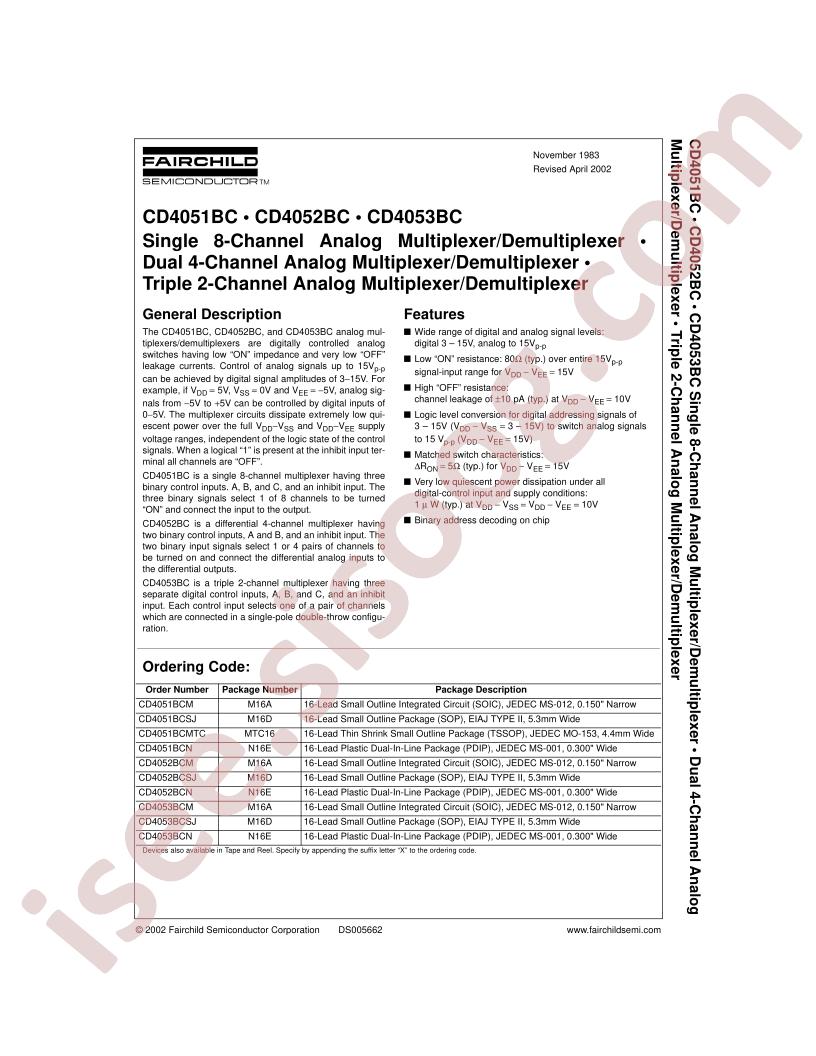 CD4052BCMX