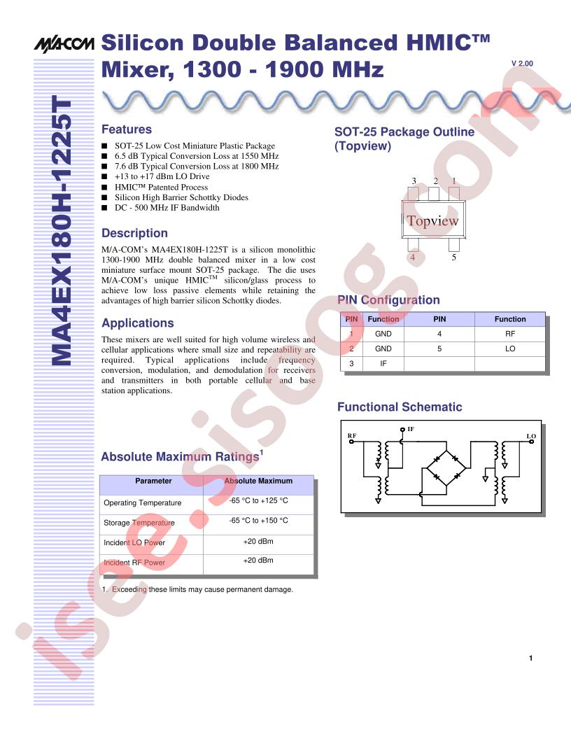 MA4EX180H-1225T