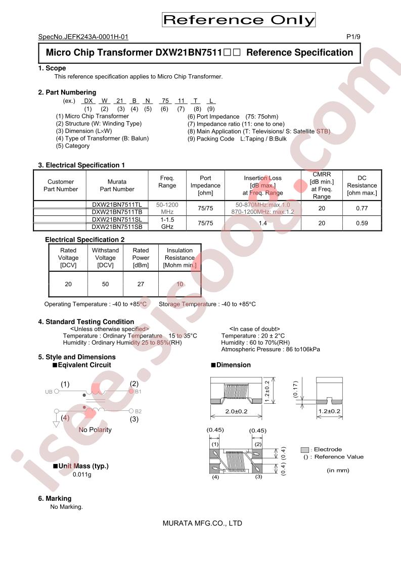 DXW21BN7511