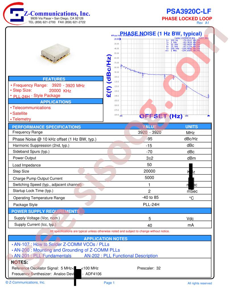 PSA3920C-LF