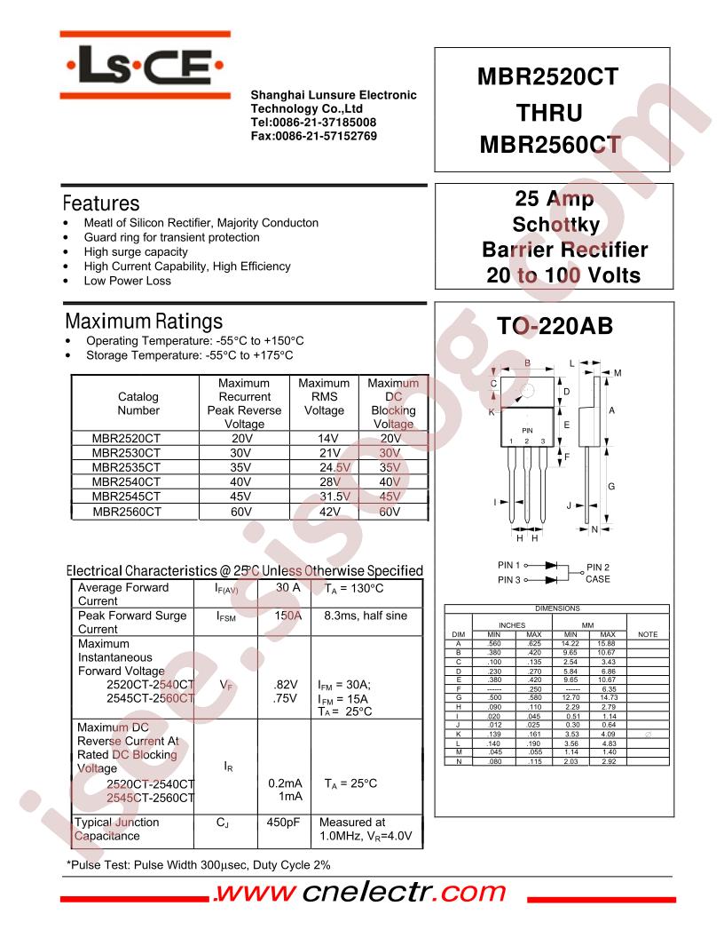 MBR2520CT