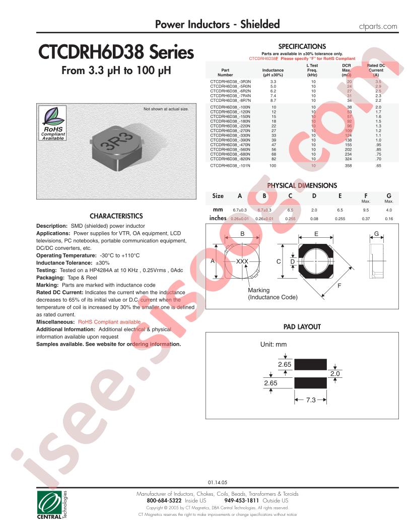 CTCDRH6D38-120N