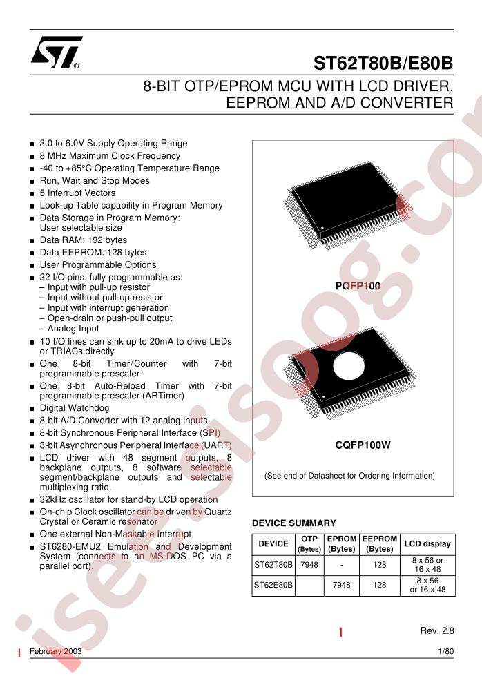 ST6280BQ1