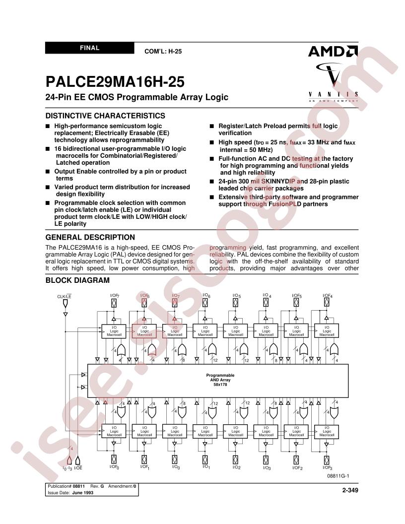 PALCE29MA16H-25JC