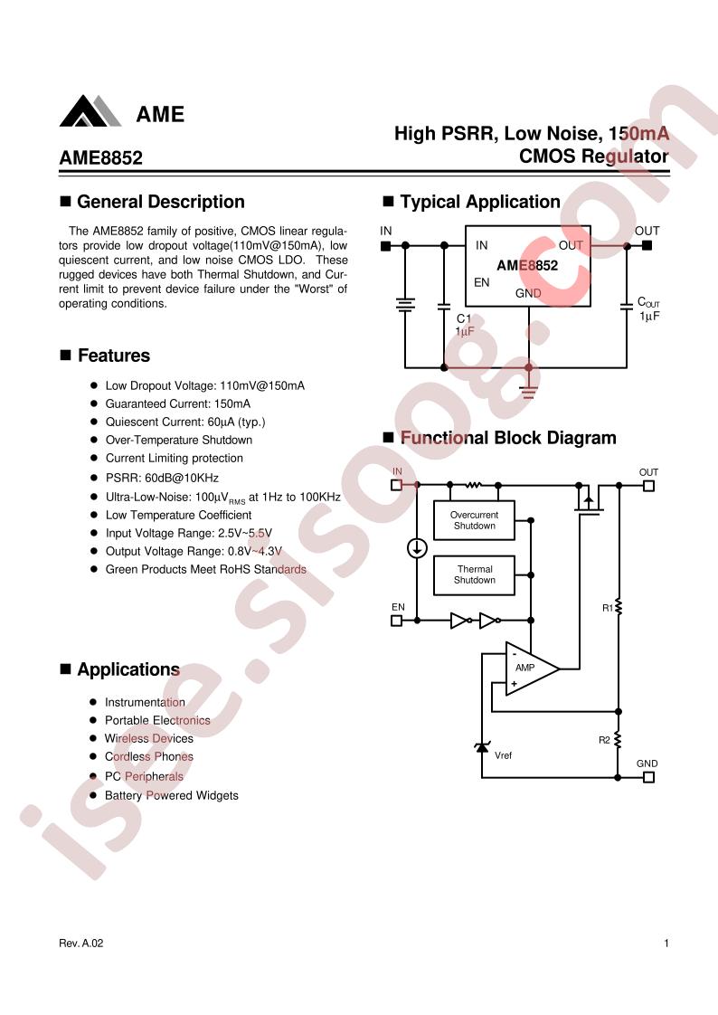 AME8852AET080K