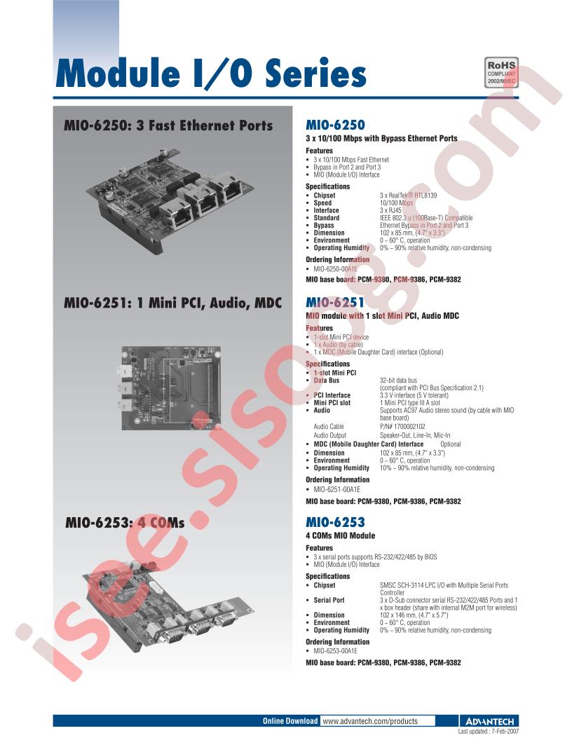 MIO-6250-00A1E