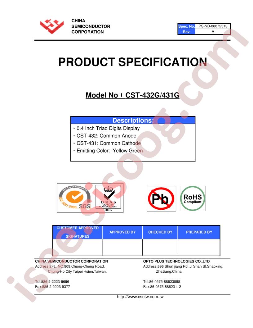 CST-432G