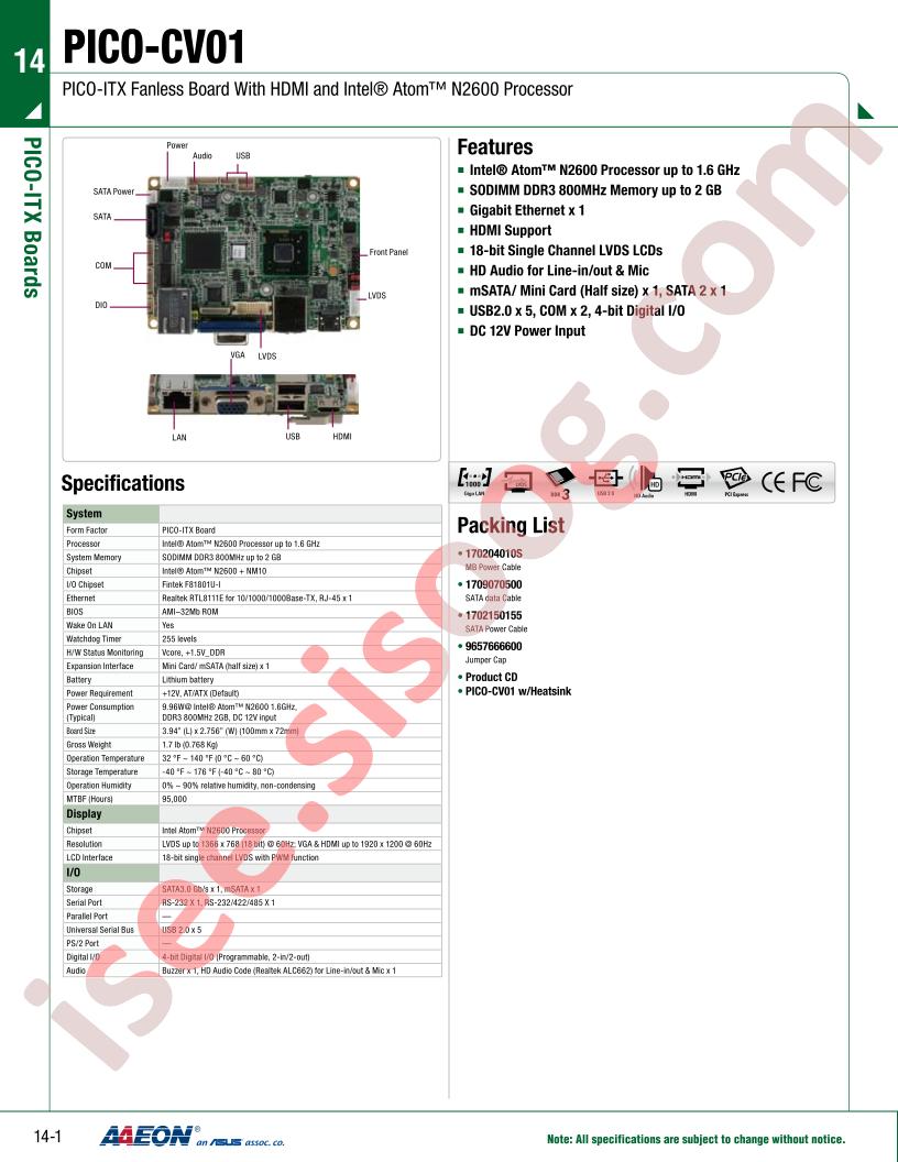 PICO-CV01-A10