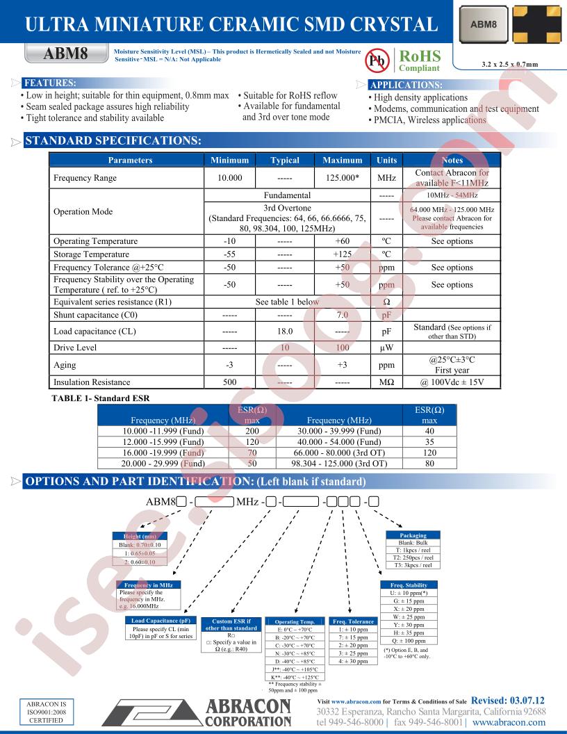 ABM8-20000MHZ-B2-T