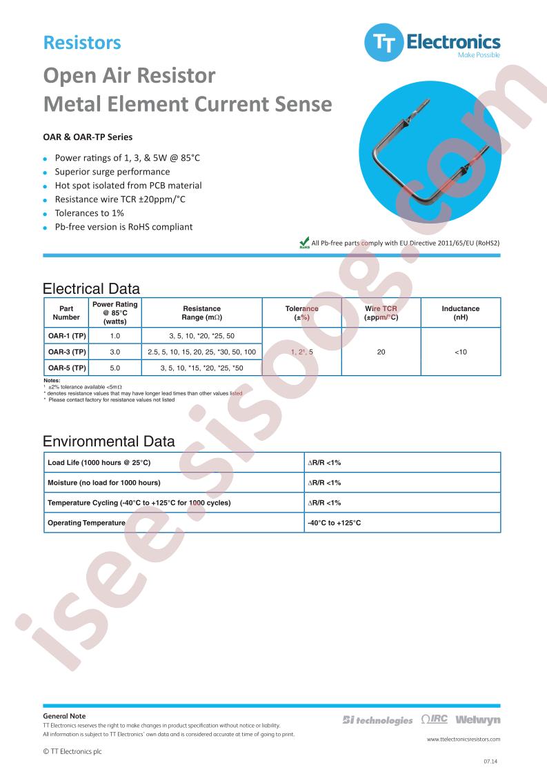 OAR3R015FLF