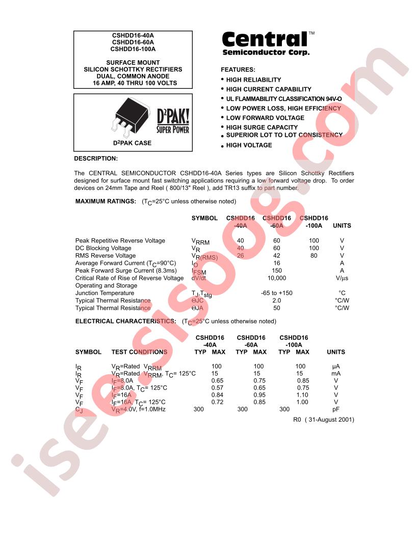 CSHDD16-40A