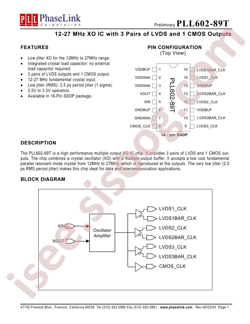 PLL602-89TXC