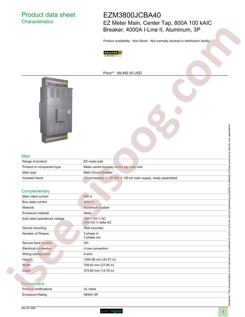 EZM3800JCBA40
