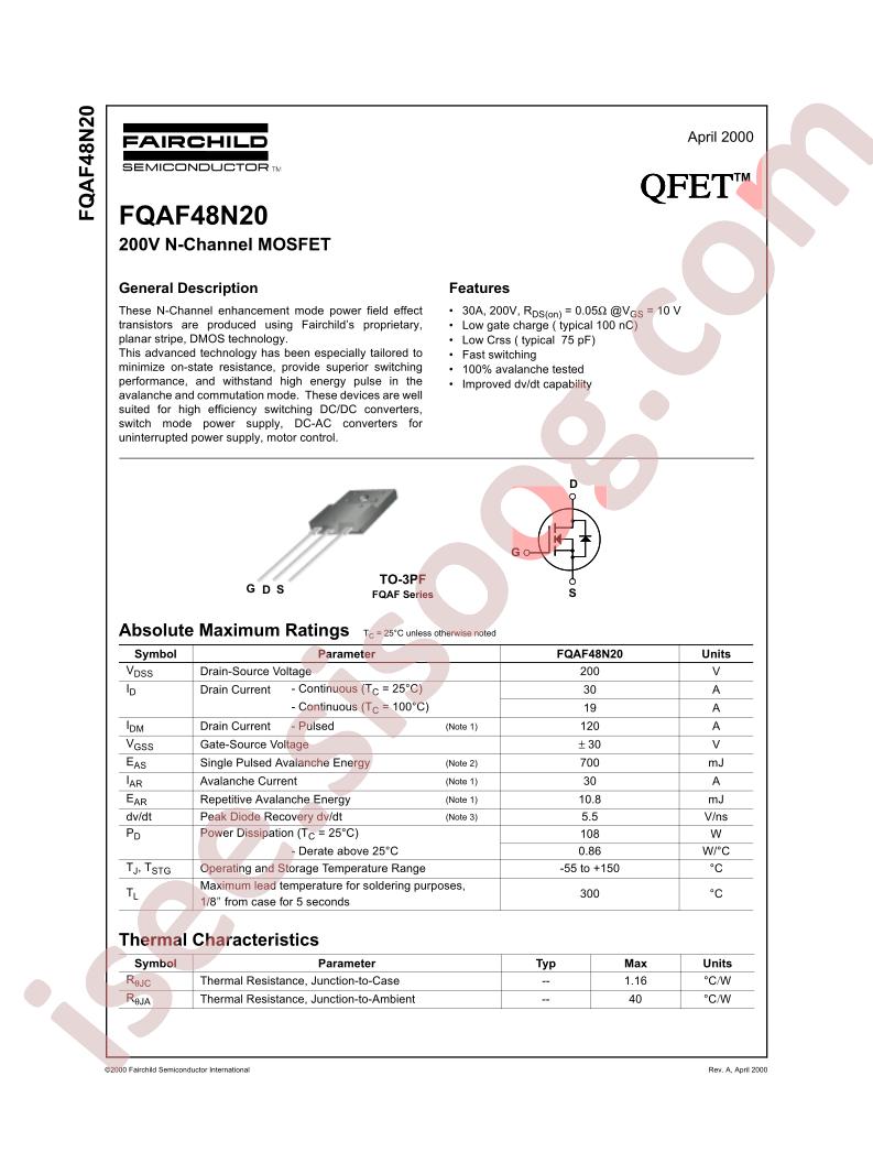 FQAF48N20