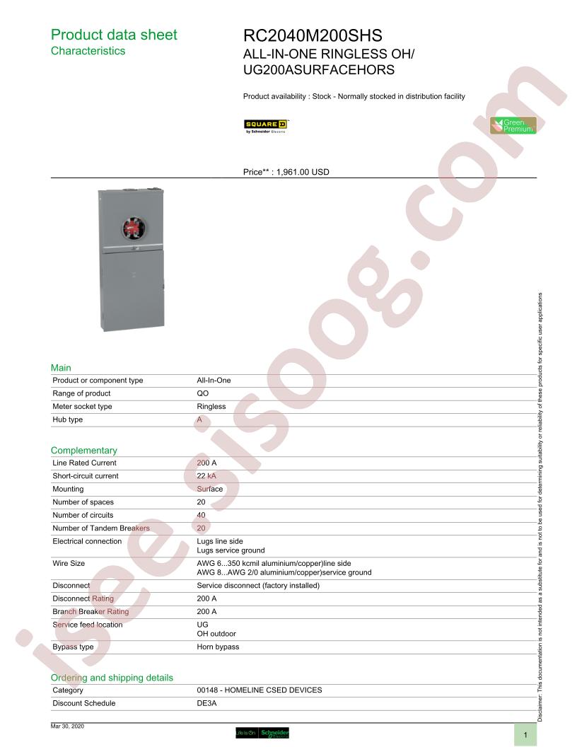 RC2040M200SHS